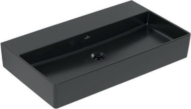 Actual product image Villeroy & Boch V&B washbasin MEMENTO 2.0 800x470mm o ÜL without HL ebony C+ (470 mm, 800 mm)