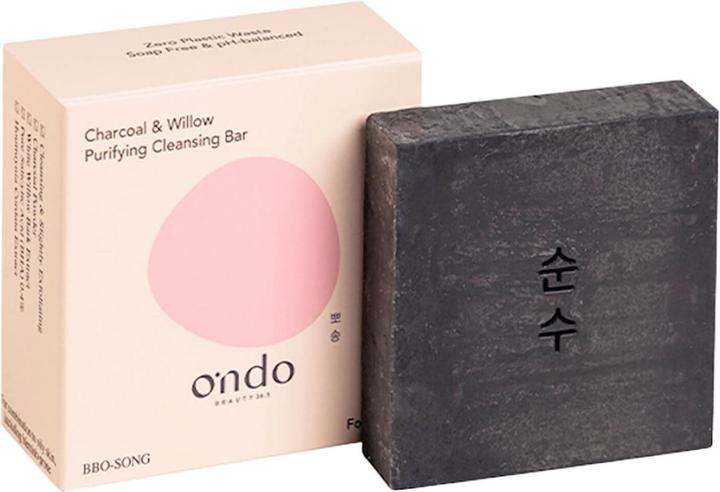 Produktbild Ondo Charcoal & Willow Purifying Cleansing Bar (Reinigungstücher)