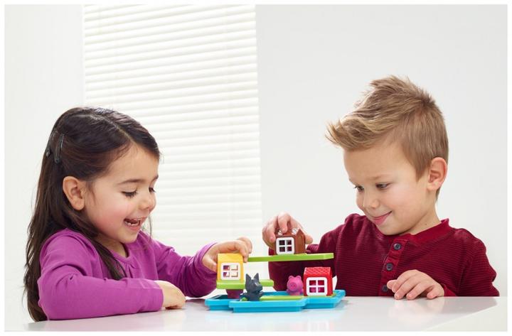 Produktbild Smart Games Knobelspiel Three Little Piggies - Deluxe (Englisch, Deutsch, Französisch, Italienisch, Spanisch)