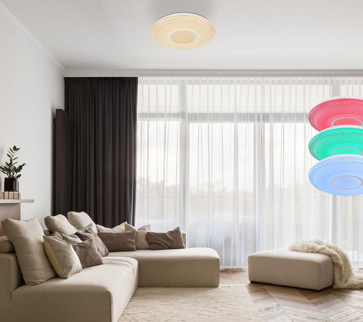 Image du produit Globo Plafonnier Klemens blanc 1xLED (2140 lm)