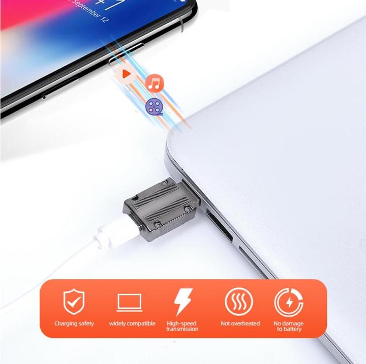 Produktbild PowerGuard USB 3.0 auf USB-C Adapter 10 Gbit/s 120W (USB 3.1)