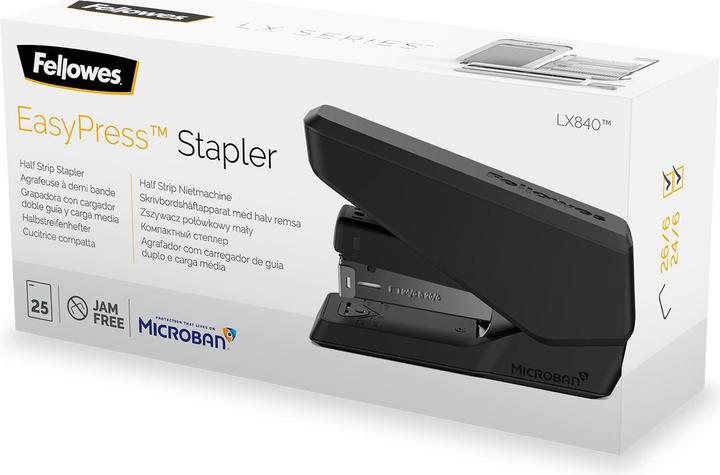 Produktbild Fellowes Heftgerät LX840 25 Seiten, Schwarz (25.25 Blätter)
