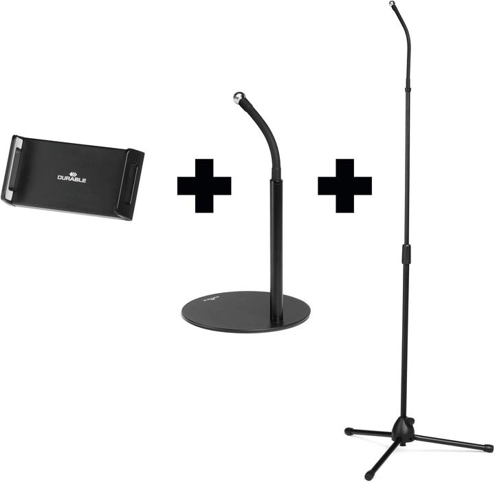 Produktbild Durable Tablethalterung TWIST COMBI schwarz Tisch+Bodenständ