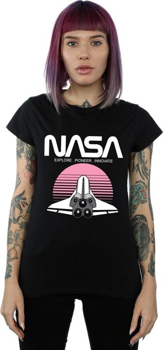 Immagine prodotto Nasa Space Shuttle Sunset Maglietta Donna (M)