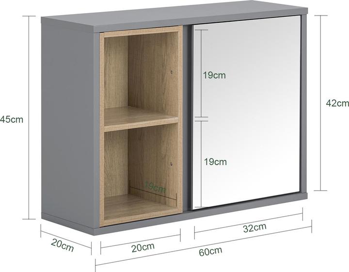 Actual product image SoBuy Janine (60 x 45 x 20 cm)