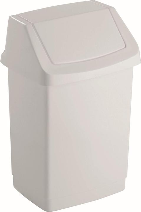 Image du produit Curver Poubelle Click-It 50l blanc avec couvercle basculant (50 l)