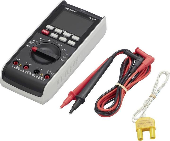 Produktbild Voltcraft VC891 Hand-Multimeter kalibriert (ISO) digital Datenlogger CAT III 100 (CAT III 1000V, CAT IV 600V)