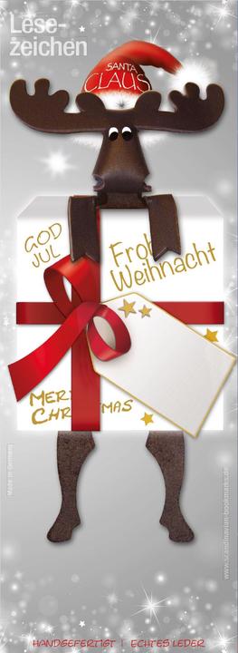 Actual product image Scandinavian Bookmarks Bookmark moose, X-mas package
