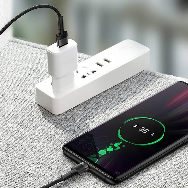 Actual product image Baseus Cafule HW Quick Charging Data cable USB Double-sided Blind Interpolation For Type-C 40W 1m Gray b... (1 m, USB 3.2 Gen 2, 40 W)