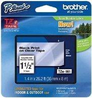 Produktbild Brother Tze-161 (3.60 cm, Schwarz, Transparent)