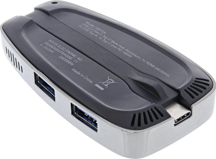 Immagine prodotto InLine Hub multifunzione USB 3.2 Gen.2 (USB-C, 4 Porti)
