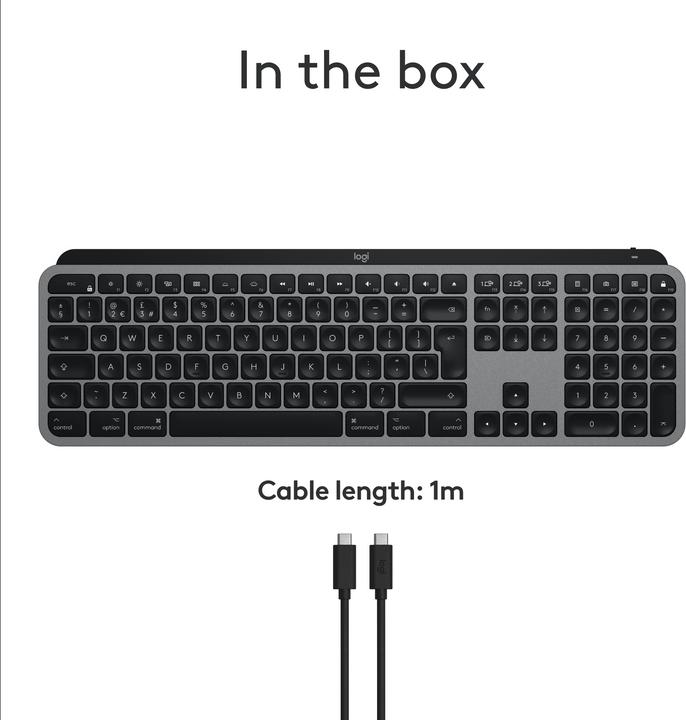 Produktbild Logitech MX Keys S for Mac (CH, Kabellos)