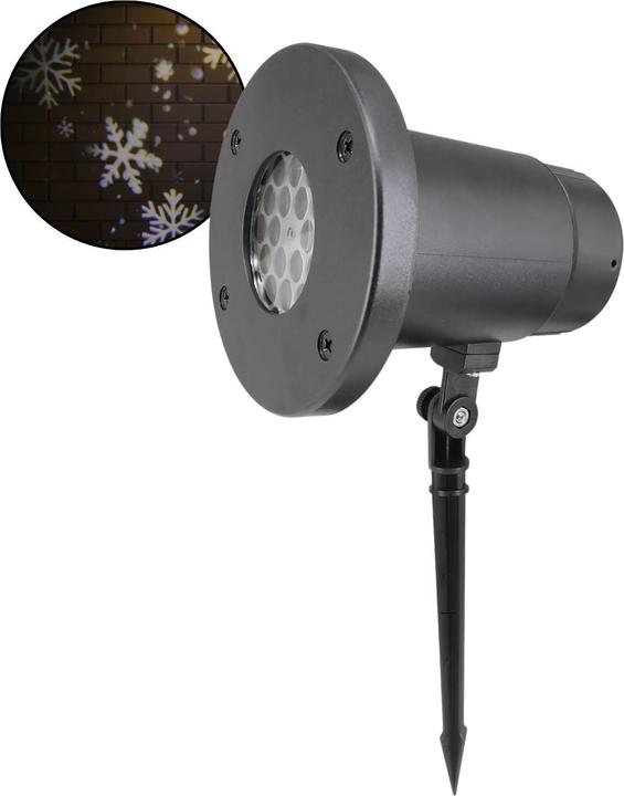 Image du produit Hermex Flocon de neige en extérieur Projecteur Projecteur vidéo Lampe de projecteur à LED
