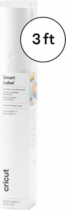 Actual product image Cricut Smart Vinyl Permanent 33x91cm Writable Transparent (P)