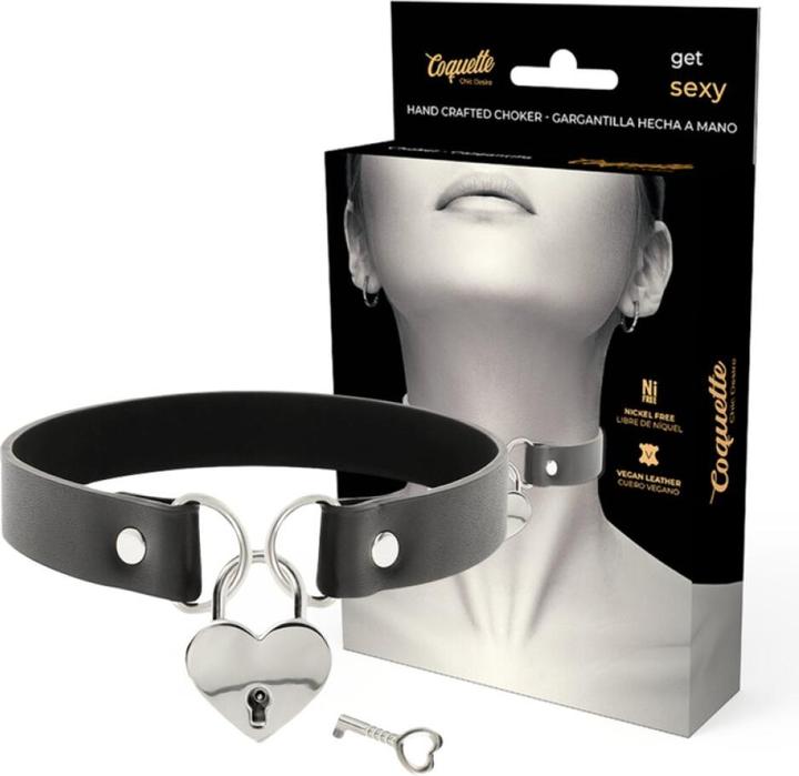 Actual product image Coquette Chic Desire Handmade Choker Key Heart