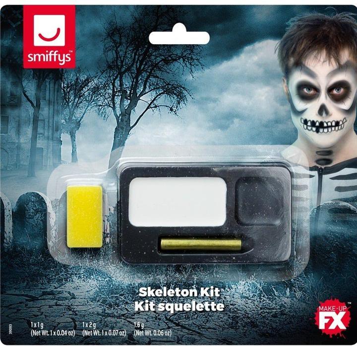 Produktbild Smiffys Skelett Makeup Kit