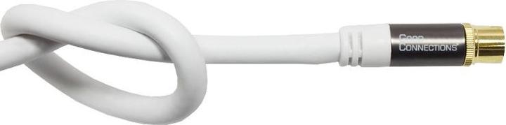 Produktbild Good Connections SAT Antennenkabel SmartFLEX, IEC/Koax Stecker abgewinkelt an Buchse, vergoldet, vierfach geschirmt (Antennenkabel)