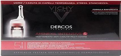Produktbild Vichy Dercos Aminexil Clinical 5 - Multi-purpose anti-hair loss treatment for men (252 ml)