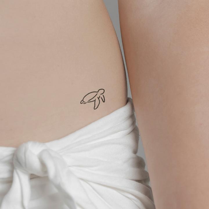 Produktbild minink Temporäres Tattoo – Kleine Schildkröte