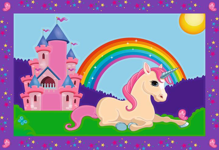 Actual product image Ravensburger Colourful unicorn world