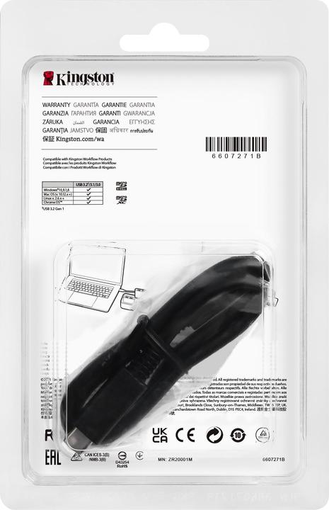 Image du produit Kingston Lecteur de carte Flux de travail externe Double slot mSD (USB 3.1)