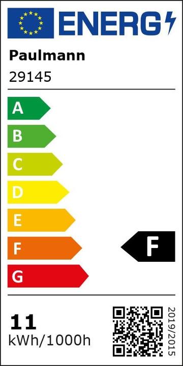 Energy Label Paulmann AGL Zigbee Filament (E27, 11 W, 1055 lm, 1 x, F)