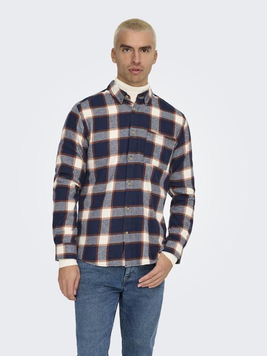 Produktbild Only & Sons Onsral Ls Slim Check Shirt (XXL)