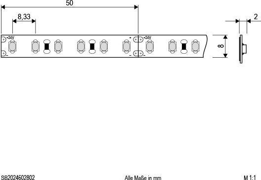 Produktbild EVN-Lichttechnik LED-Strip (Weiss, 500 cm, Indoor)