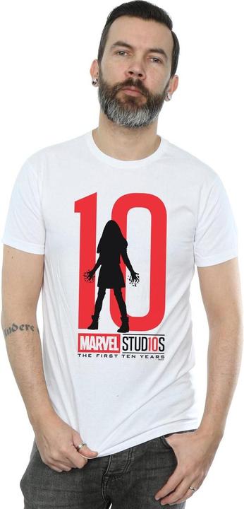Actual product image Marvel Mens 10 Years Scarlet Witch T-Shirt (3XL)