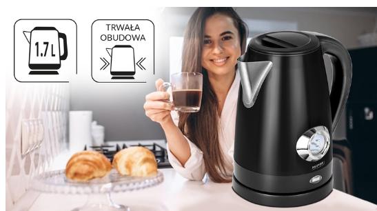 Actual product image MPM Battery Water Kettle MCZ-108/C black 1 7 L (1.70 l)