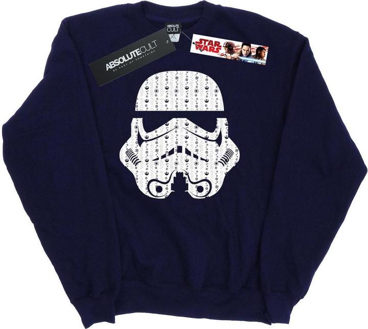 Star Wars Christmas Stormtrooper Helmet Sweatshirt (L)