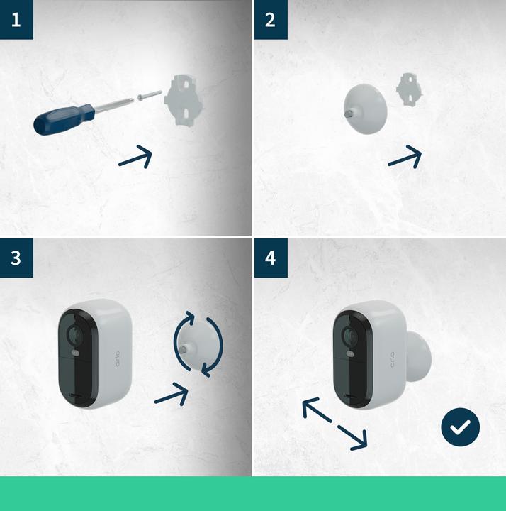Immagine prodotto Arlo Essential 2K Outdoor Camera (2560 x 1440 Pixels)