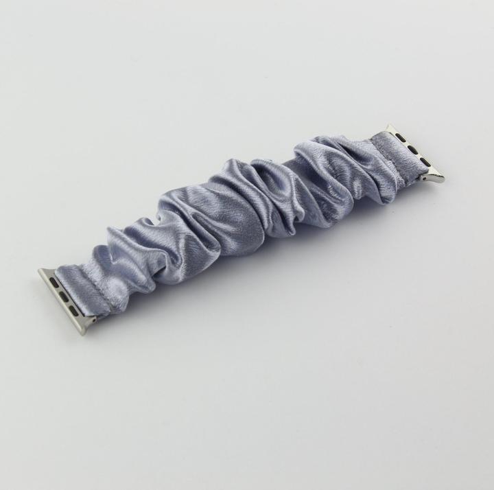 Produktbild PhoneLook Scrunchie armband silber 42mm / 44mm / 45mm (42 mm, 44 mm, 45 mm, Stoff)