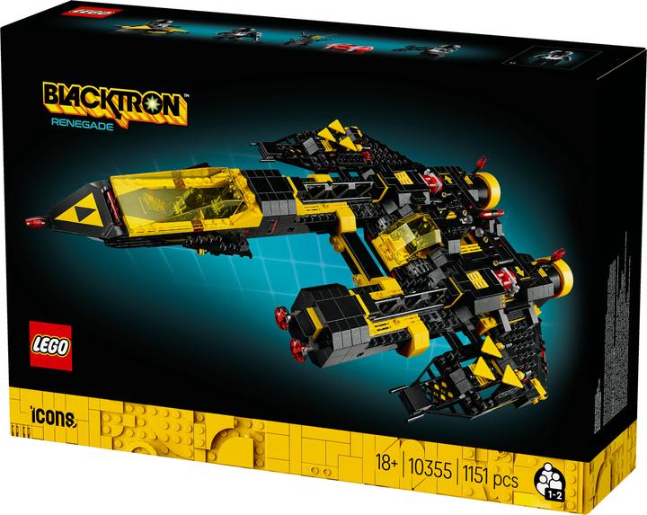 Produktbild LEGO Blacktron Renegade (10355, LEGO Icons, LEGO Seltene Sets)