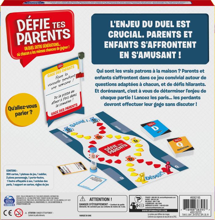 Image du produit Spin Master Defie Tes Parents Lancez Paris