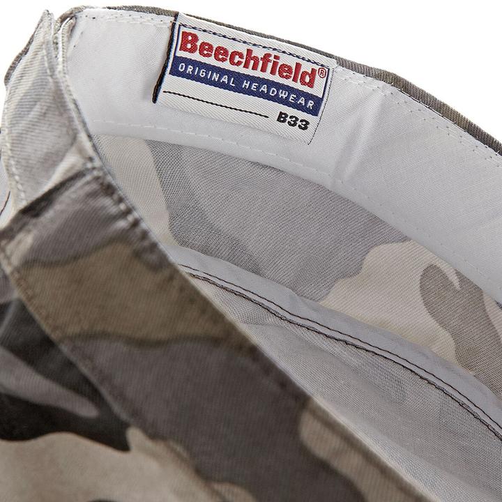 Actual product image Beechfield Cap with camouflage pattern (One size)