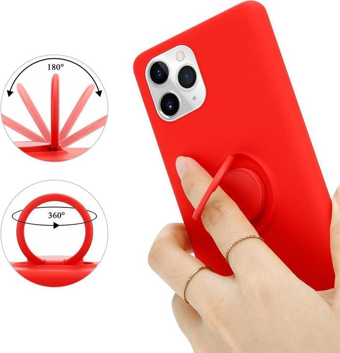 Actual product image Cadorabo TPU Liquid Ring Silicone Case Cover (Apple iPhone 11 Pro Max)