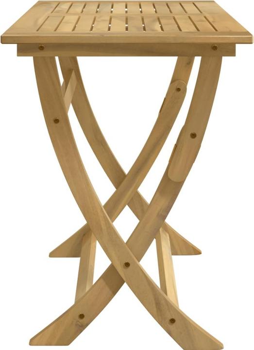 Actual product image VidaXL Folding acacia garden table (55 cm)