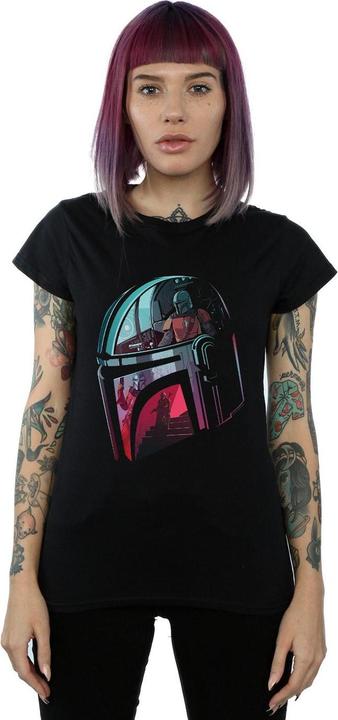 Produktbild Star Wars The Mandalorian Mandalore Helmet Reflection TShirt (XL)