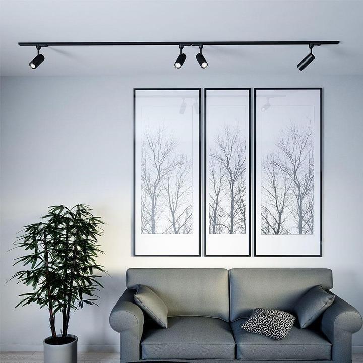 Image du produit V-TAC Mètre Noir 4 Rail principal
