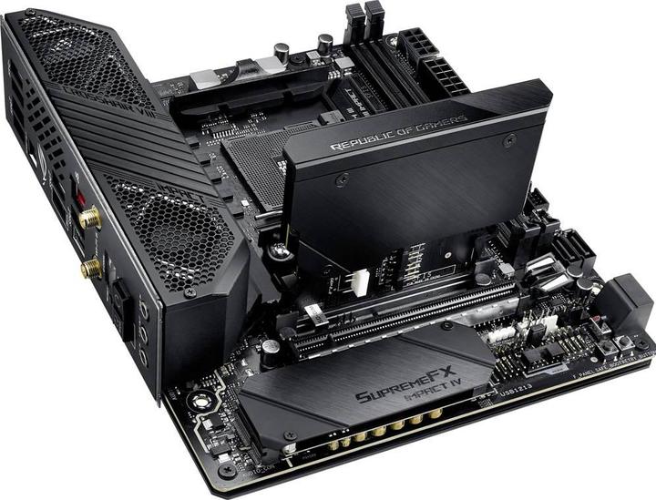 Productafbeelding ASUS ROG Crosshair VIII Impact (AM4, AMD X570, Mini-DTX)