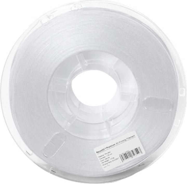 Actual product image Raise3D Filament Premium TPU-95A Natural 1.0kg 1.75mm (TPU, 1.75 mm, 1000 g, Transparent)