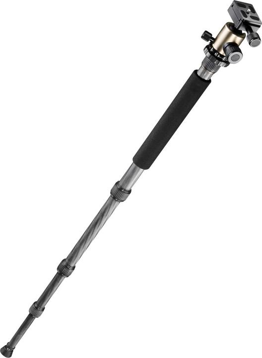Actual product image mantona Titanium Carbon 2 in 1 Tripod, 159cm (Carbon)