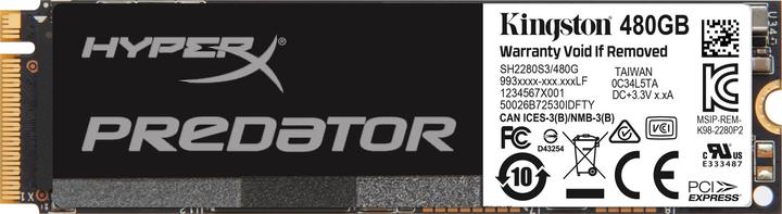 Image du produit HyperX Predator (480 Go, M.2)