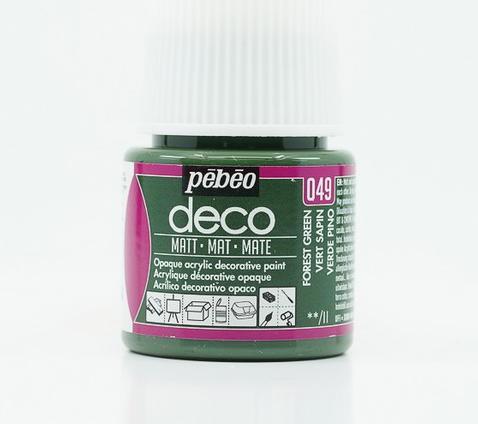 Produktbild Pebeo Deco Matte Acrylfarben (Tannengrün, 45 ml)