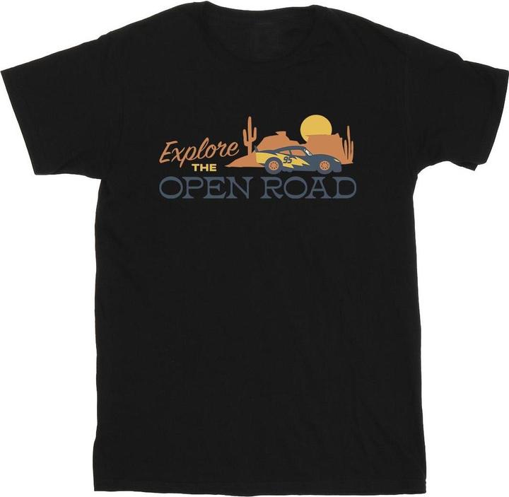Actual product image Disney Mens Cars Explore The Open Road T-Shirt (XL)