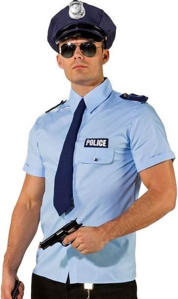 Actual product image Orlob Mens Police Shirt with Tie (58, 60)