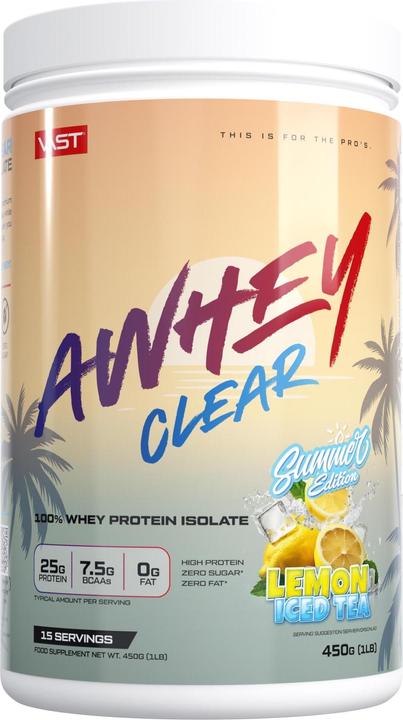 Produktbild Vast AWHEYClear Dose: 450g, Lemon Iced Tea, Produktionsland (Eistee, Zitrone-Limette, 1 Stk., 450 g)