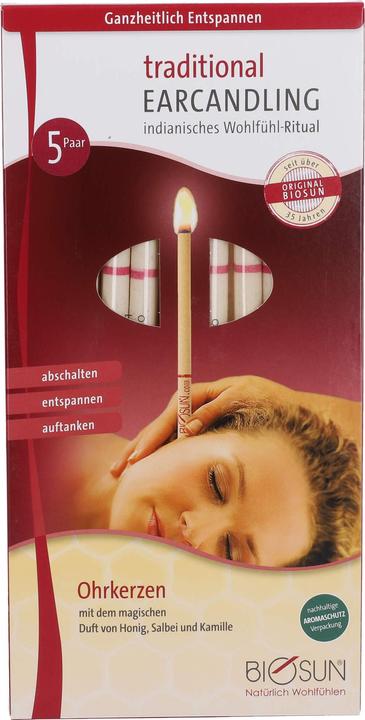 Produktbild Biosun traditional Ohrkerzen, 5 Paar