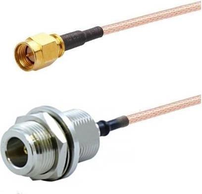 Immagine prodotto Varia Pigtail N femmina (O-ring) a SMA maschio, cavo RG316, 200 mm
